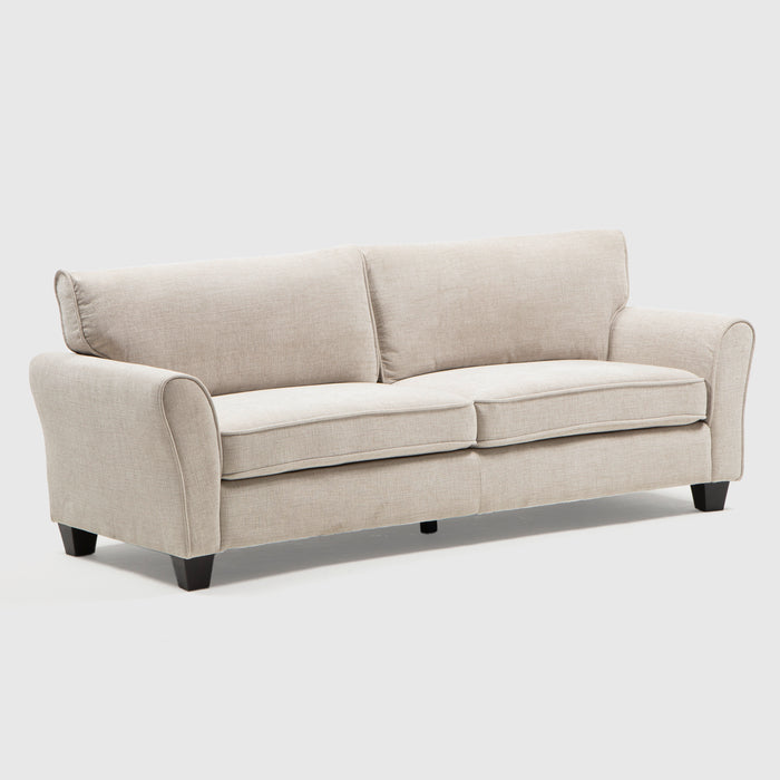 Sofá Beige 3 Cuerpos - Moderno Elegante New Charlotte
