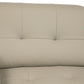Sofá Modular para Living 4 Cuerpos Clásico Génova Crema