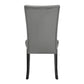 Juego de Comedor 6 Sillas Moderno Moon Mármol Gris
