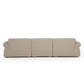 Sofá Modular para Living 5 Cuerpos Clásico Génova Crema