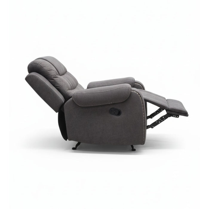 Berger Reclinable y Mecedor Gris Moderno Verona