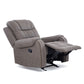 Living Reclinable Sofá 2 Cuerpos + 2 Bergers Reclinable Gris Verona