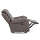 Living Reclinable Sofá 2 Cuerpos + 2 Bergers Reclinable Gris Verona