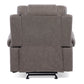 Living Reclinable Sofá 2 Cuerpos + 2 Bergers Reclinable Gris Verona