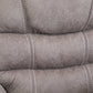 Living Reclinable Sofá 3 Cuerpos + Sofá 2 Cuerpos + 1 Berger Gris Verona