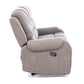 Living Reclinable Sofá 3 Cuerpos + Sofá 2 Cuerpos + 1 Berger Gris Verona