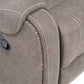 Living Reclinable Sofá 3 Cuerpos + 2 Bergers Reclinable Gris Verona