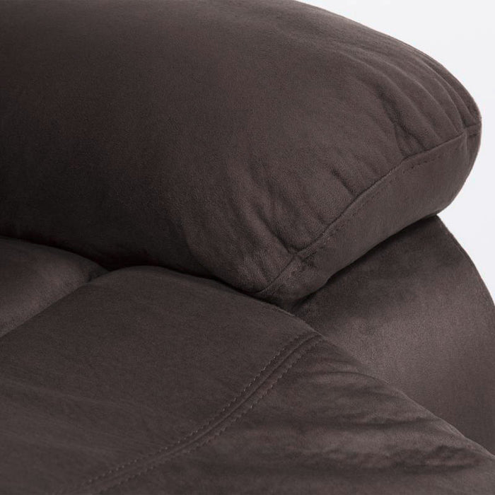 Berger Gris Reclinable 1 Cuerpo - Moderno Martell Terciopelo Elephant