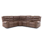 Sofá Seccional Reclinable Moderno 5 Cuerpos + Consola Castle
