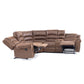 Sofá Seccional Reclinable Moderno 5 Cuerpos + Consola Castle