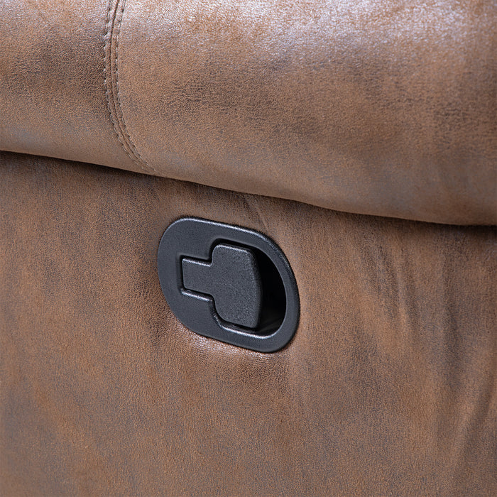 Sofá Seccional Reclinable Moderno 5 Cuerpos + Consola Castle