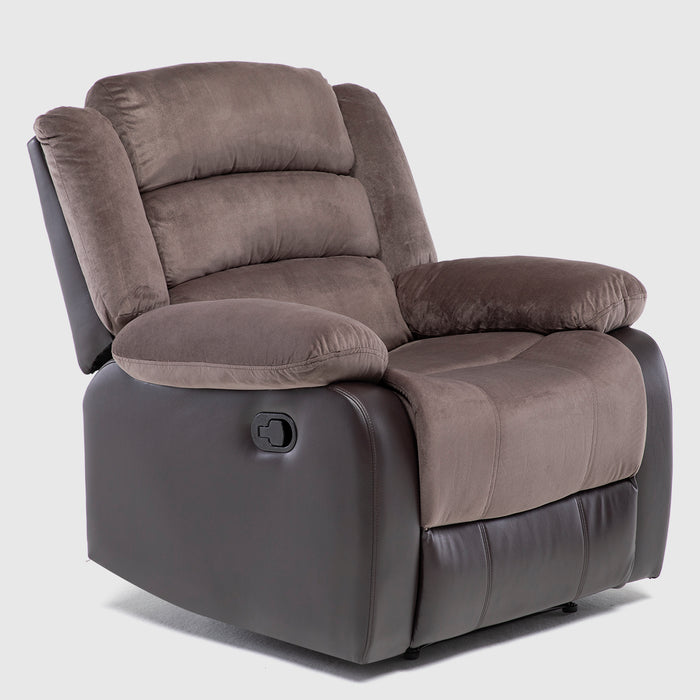 Berger 1 Cuerpo Reclinable Moderno Café Praga