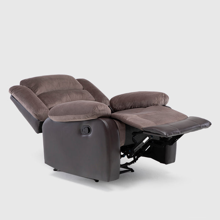 Berger 1 Cuerpo Reclinable Moderno Café Praga
