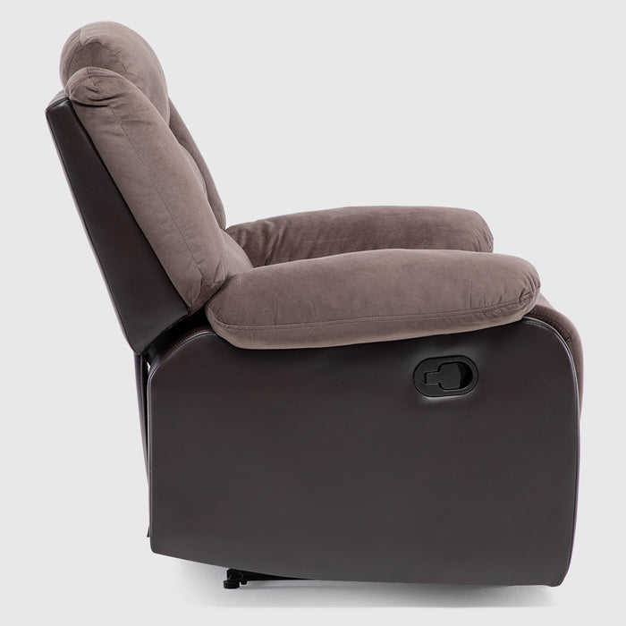 Berger 1 Cuerpo Reclinable Moderno Café Praga