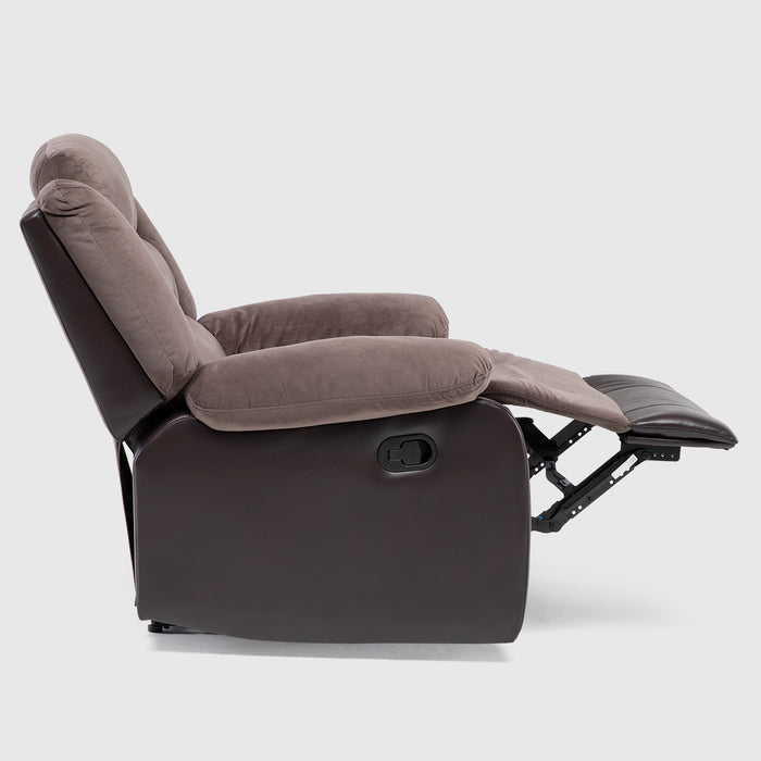 Berger 1 Cuerpo Reclinable Moderno Café Praga