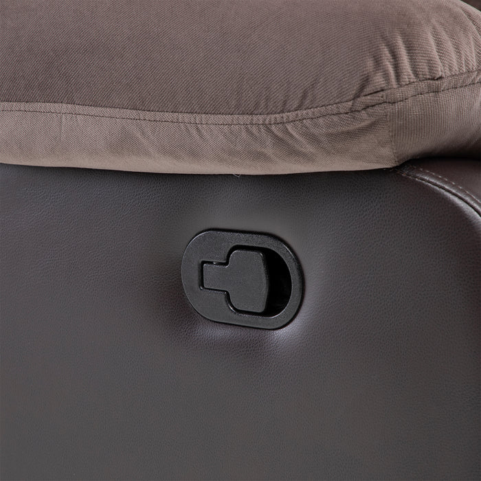 Berger 1 Cuerpo Reclinable Moderno Café Praga