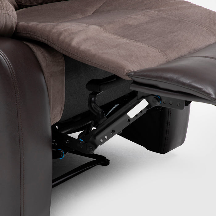 Berger 1 Cuerpo Reclinable Moderno Café Praga