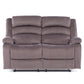 Living Sofá 3 Cuerpos Reclinable + Sofá 2 Cuerpos Reclinable + Berger 1 Cuerpo Reclinable Moderno New Martell Café