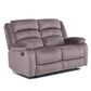 Living Sofá 3 Cuerpos Reclinable + Sofá 2 Cuerpos Reclinable + Berger 1 Cuerpo Reclinable Moderno New Martell Café