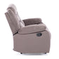 Living Sofá 3 Cuerpos Reclinable + Sofá 2 Cuerpos Reclinable + Berger 1 Cuerpo Reclinable Moderno New Martell Café