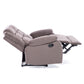 Living Sofá 3 Cuerpos Reclinable + Sofá 2 Cuerpos Reclinable + Berger 1 Cuerpo Reclinable Moderno New Martell Café