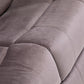 Living Sofá 3 Cuerpos Reclinable + Sofá 2 Cuerpos Reclinable + Berger 1 Cuerpo Reclinable Moderno New Martell Café