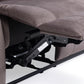 Living Sofá 3 Cuerpos Reclinable + Sofá 2 Cuerpos Reclinable + Berger 1 Cuerpo Reclinable Moderno New Martell Café