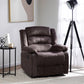 Living Sofá 3 Cuerpos Reclinable + Sofá 2 Cuerpos Reclinable + Berger 1 Cuerpo Reclinable Moderno New Martell Café