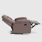 Living Sofá 3 Cuerpos Reclinable + Sofá 2 Cuerpos Reclinable + Berger 1 Cuerpo Reclinable Moderno New Martell Café