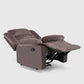 Living Sofá 3 Cuerpos Reclinable + Sofá 2 Cuerpos Reclinable + Berger 1 Cuerpo Reclinable Moderno New Martell Café