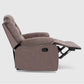Living Sofá 3 Cuerpos Reclinable + Sofá 2 Cuerpos Reclinable + Berger 1 Cuerpo Reclinable Moderno New Martell Café