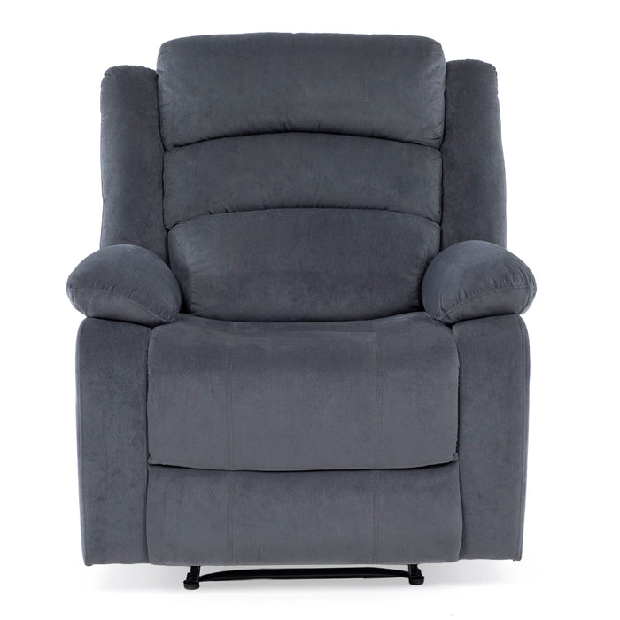 Berger 1 Cuerpo Reclinable Moderno Gris New Martell
