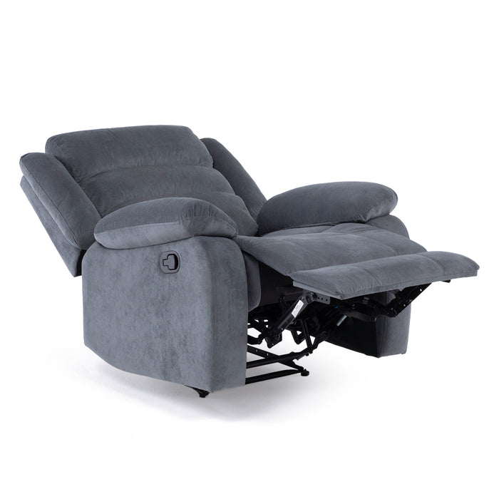Berger 1 Cuerpo Reclinable Moderno Gris New Martell