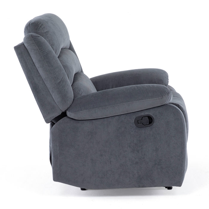 Berger 1 Cuerpo Reclinable Moderno Gris New Martell