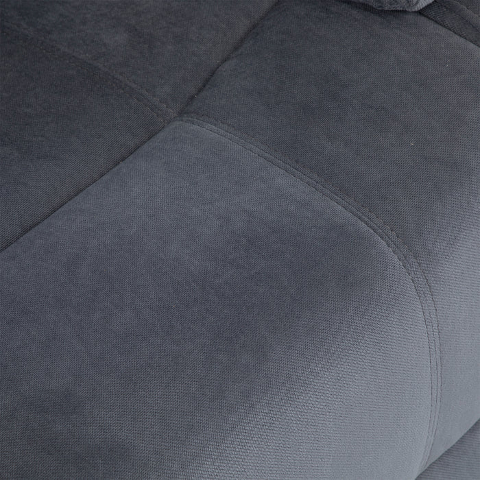 Berger 1 Cuerpo Reclinable Moderno Gris New Martell