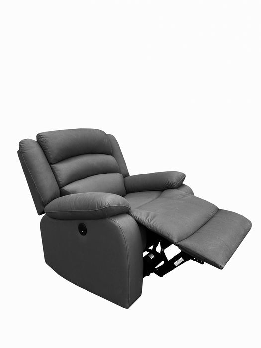 Berger 1 Cuerpo Reclinable Eléctrico Moderno Negro New Praga
