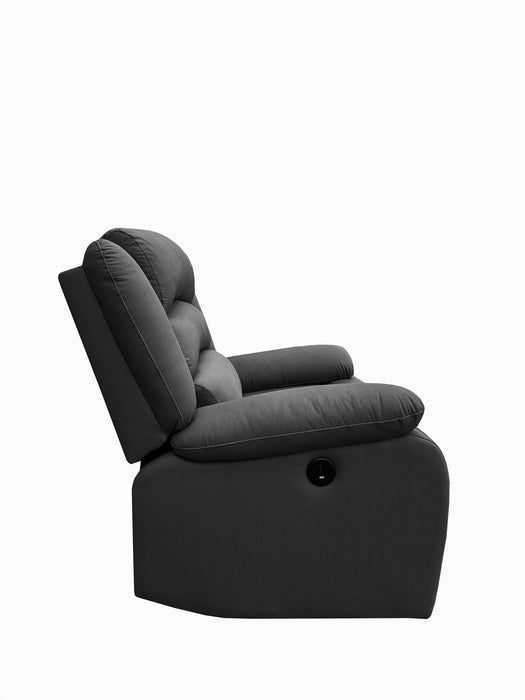 Berger 1 Cuerpo Reclinable Eléctrico Moderno Negro New Praga