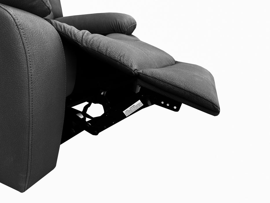 Berger 1 Cuerpo Reclinable Eléctrico Moderno Negro New Praga