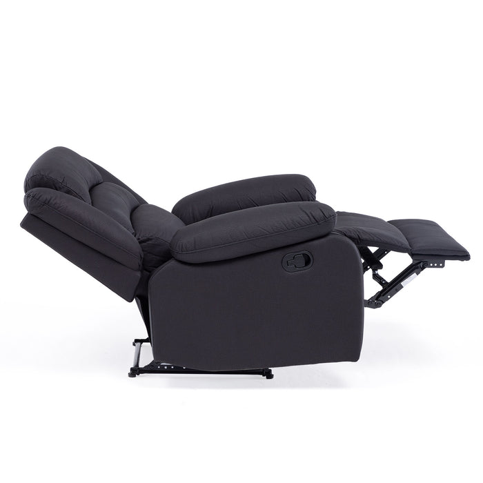 Berger 1 Cuerpo Reclinable Moderno Negro New Praga