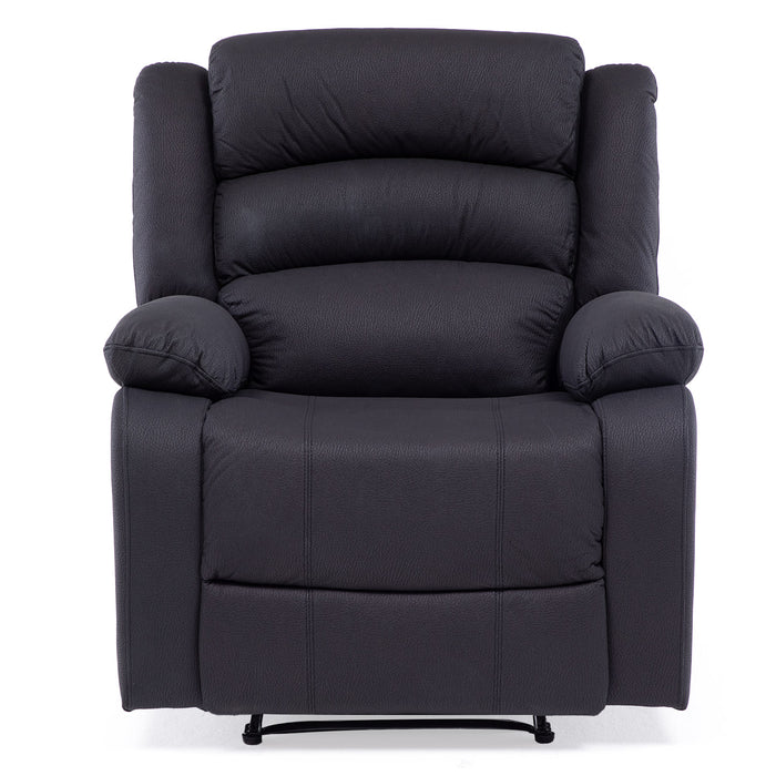 Berger 1 Cuerpo Reclinable Moderno Negro New Praga