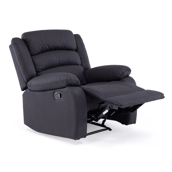 Berger 1 Cuerpo Reclinable Moderno Negro New Praga