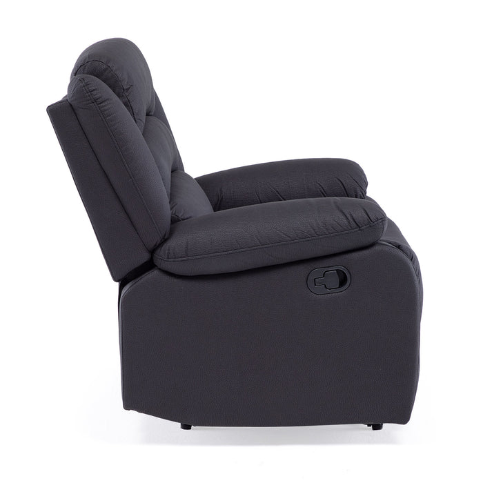 Berger 1 Cuerpo Reclinable Moderno Negro New Praga