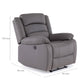Living Reclinable Eléctrico 1 Sofá 3 Cuerpos + 2 Bergers New Praga