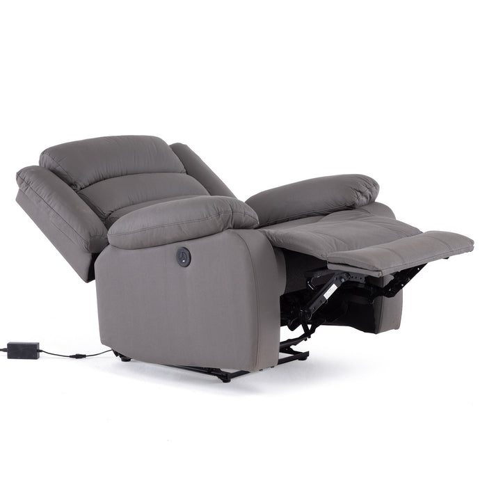 Berger 1 Cuerpo Reclinable Eléctrico Moderno Gris New Praga