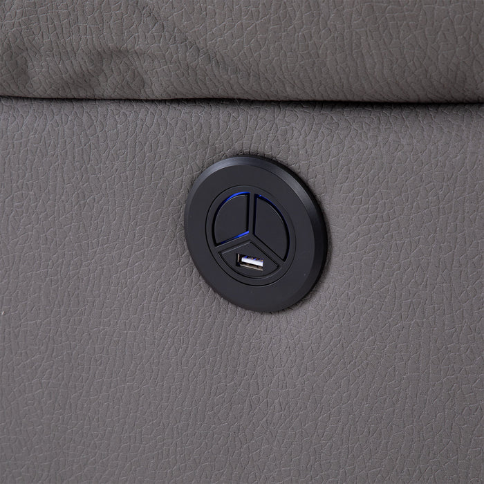 Berger 1 Cuerpo Reclinable Eléctrico Moderno Gris New Praga