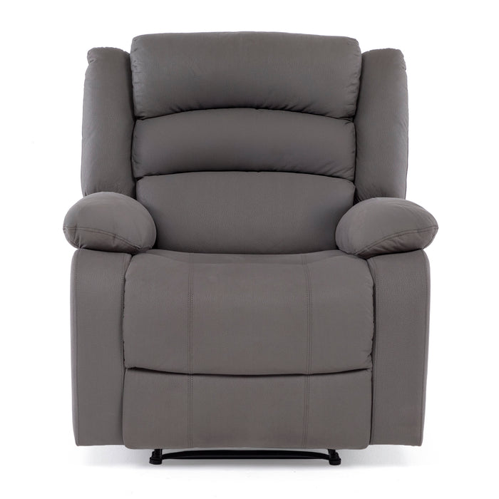Berger 1 Cuerpo Reclinable Moderno Gris New Praga