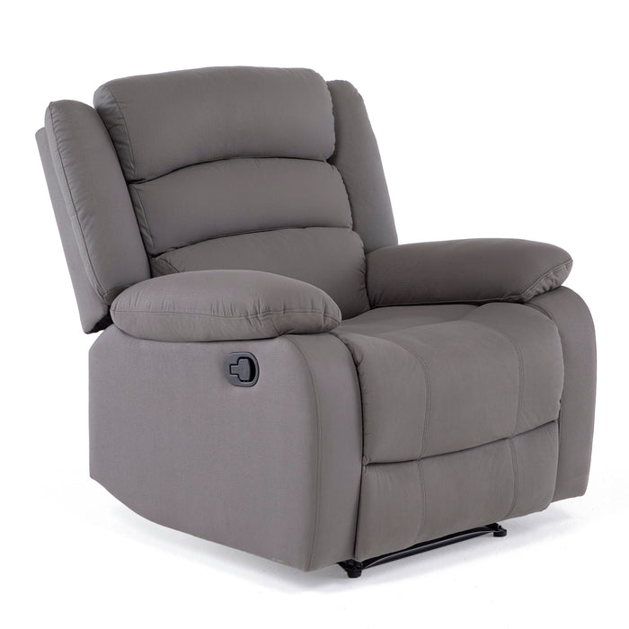 Berger 1 Cuerpo Reclinable Moderno Gris New Praga