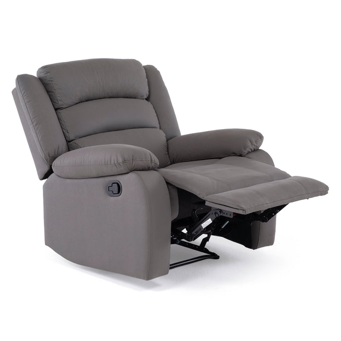 Berger 1 Cuerpo Reclinable Moderno Gris New Praga