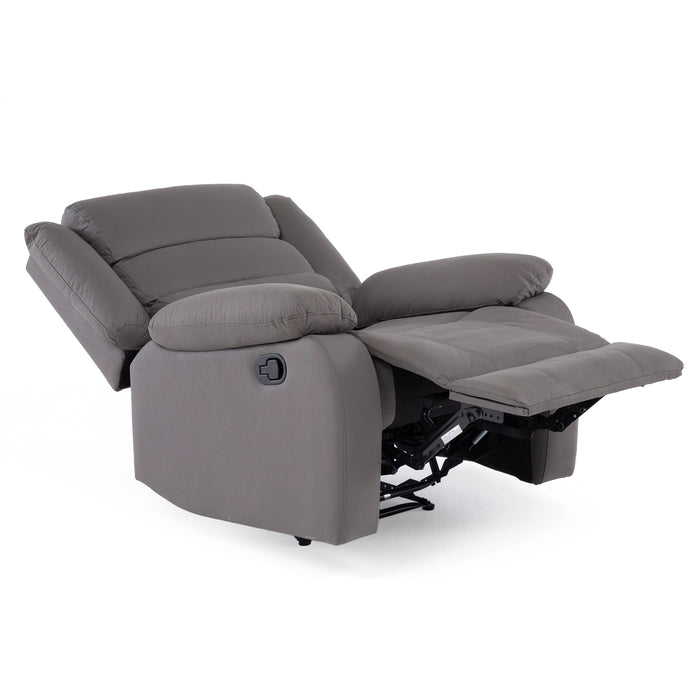 Berger 1 Cuerpo Reclinable Moderno Gris New Praga