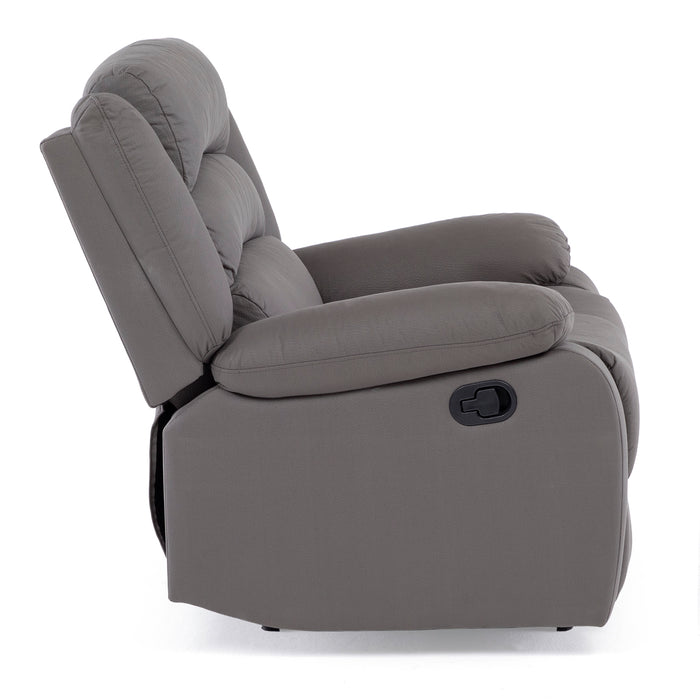 Berger 1 Cuerpo Reclinable Moderno Gris New Praga